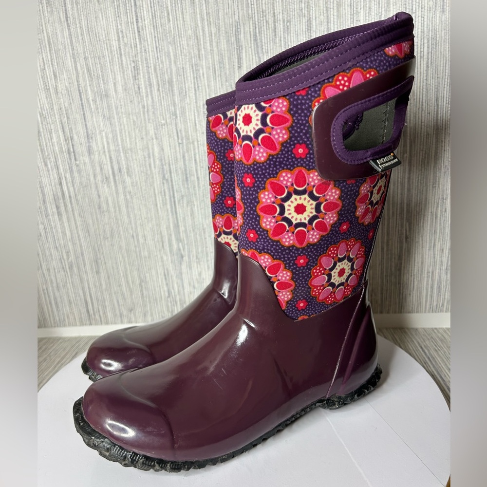 Bogs North Hampton Kids Waterproof Boots Size 4.